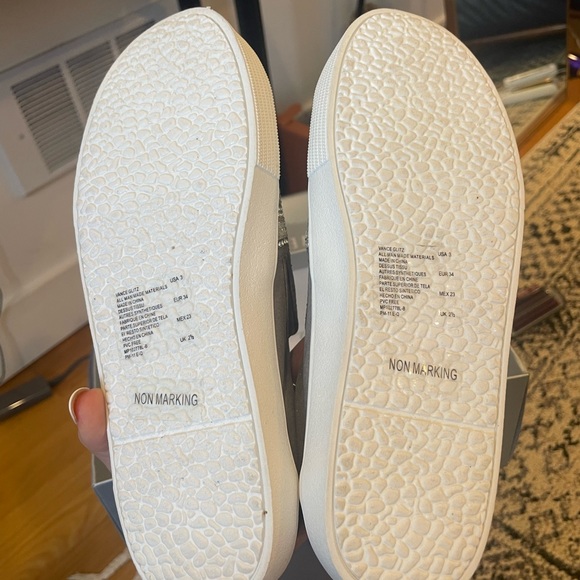 Stuart Weitzman “Vance Glitz” Slip-on Sneakers girls size 3 - Picture 6 of 6